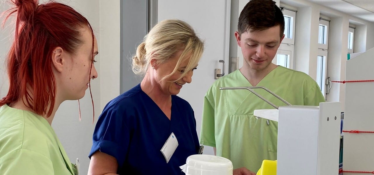 Sch Ler Leiten Eine Station Am Sana Hanse Klinikum Wismar