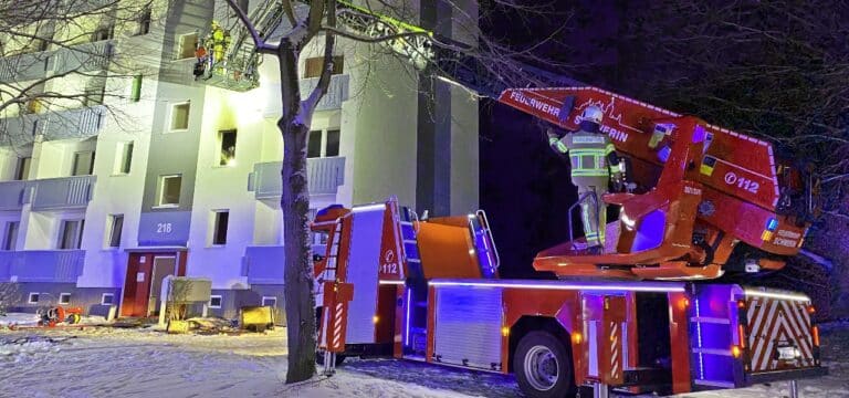 Schwerin: Küchenbrand in der Hamburger Allee