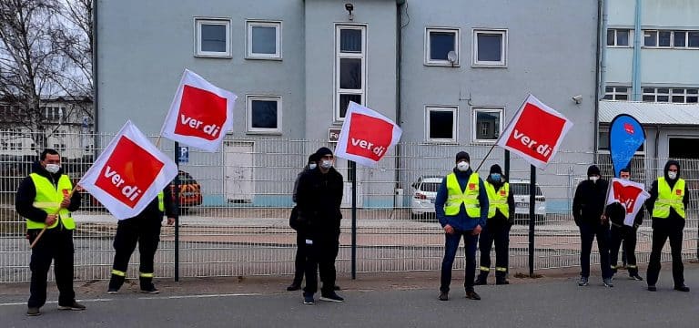 Streik bei Kötter Fire & Service in Wismar: Mitarbeiter kämpfen für neuen Tarifvertrag