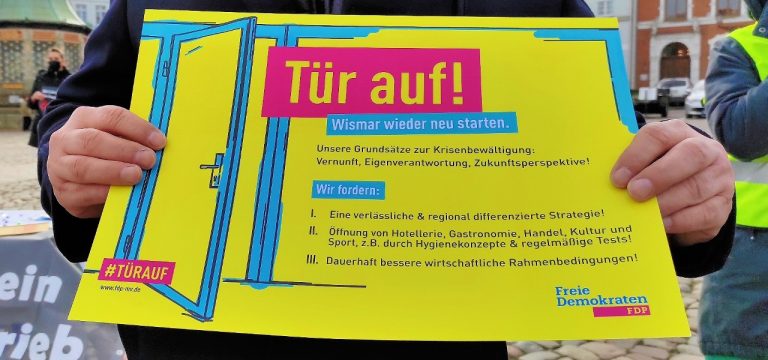 Podcast: Aktion „Tür auf! – Öffnungsperspektive für Handel und  Gastronomie“