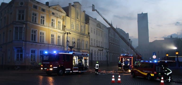 Wismar: Heute vor drei Jahren begann die Feuerkatastrophe am Marktplatz