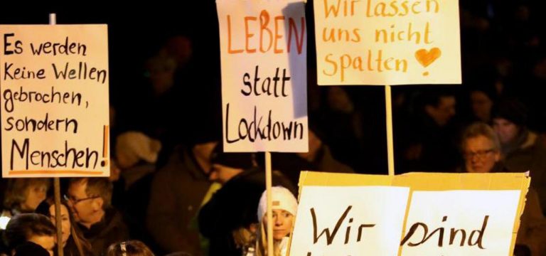 MV: Mehrere Tausend protestieren gegen Corona-Beschränkungen