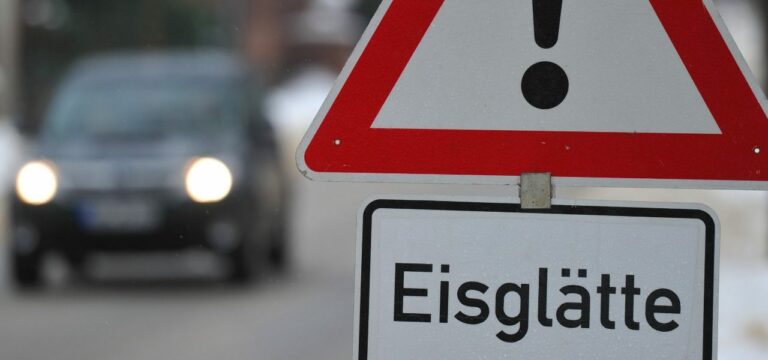 Glatte Straßen im Norden – Temperaturen um den Gefrierpunkt