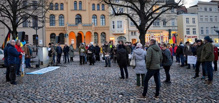 Proteste gegen Energie- und Ukraine-Politik in MV