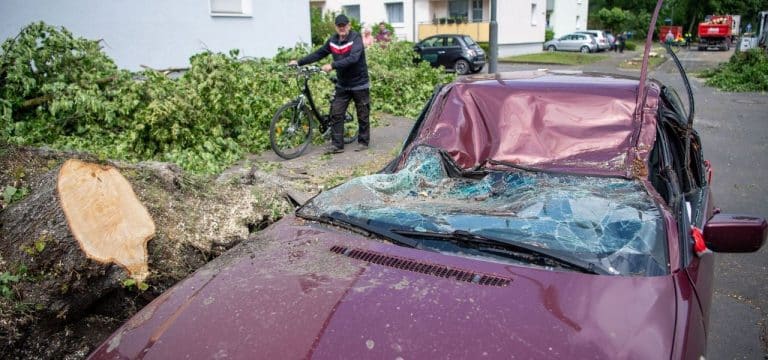 Versicherer: Sturm- und Hagelschäden mehr als verfünffacht