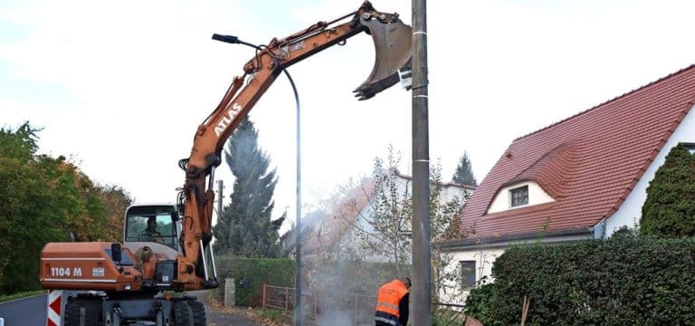 Wismar: Lichtmasten an der Lübschen Straße – Geh- und Radweg ab 10. Juli gesperrt