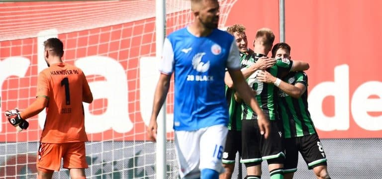 Hansa Rostock verliert 1:2 gegen Hannover 96