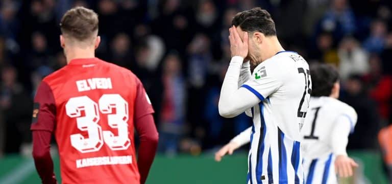 Kaiserslautern frisst Finaltraum: Hertha BSC fliegt hochkant aus dem DFB-Pokal