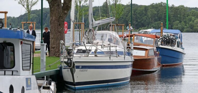 Neue Hafenanlage auf der Insel Kaninchenwerder eingeweiht