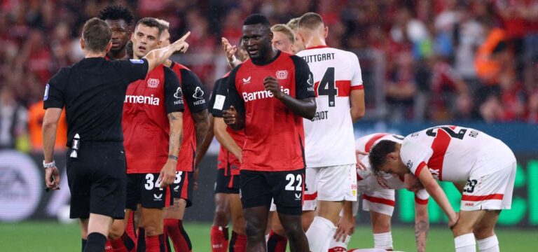 Nachspiel für Boniface: DFB ermittelt wegen Stinkefinger beim Supercup