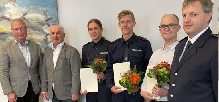 Wismar: Ernennungen bei der Berufsfeuerwehr der Hansestadt