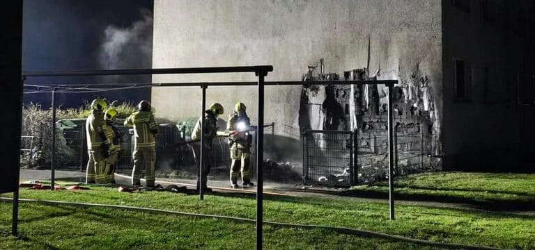 Großeinsatz der Feuerwehren: Elf Brände in einer Nacht in Wismar