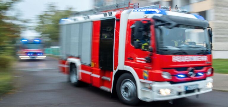 Wohnungsbrand mit zwei Verletzten in Rostock-Lichtenhagen