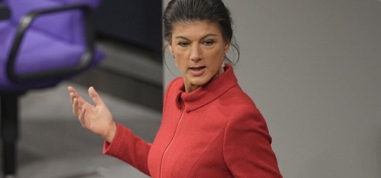 Bundesweiter Wahlkampf wichtiger: Direktkandidatin? Wagenknecht lässt das offen